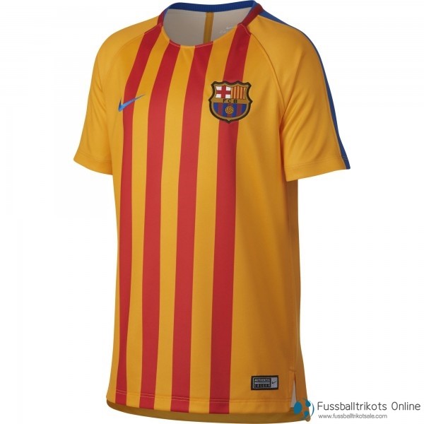 Barcelona Training Shirts 2017-18 Gelb Fussballtrikots Günstig